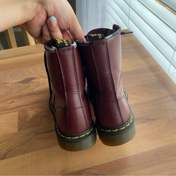 Cherry red Dr Marten boots - Picture 12 of 15